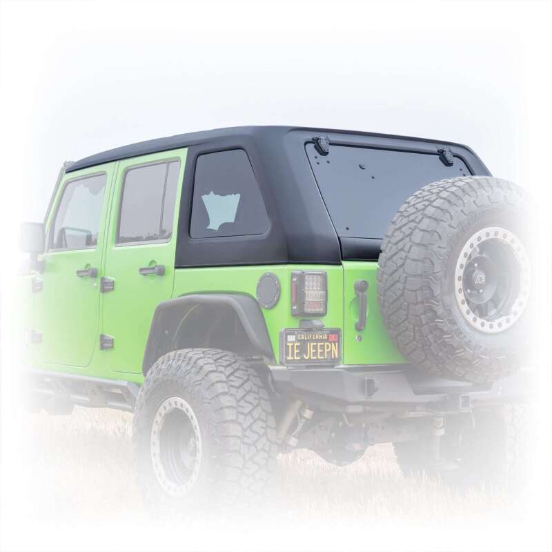 Jeep Wrangler JK Hardtop - TURN Offroad - Fastback 1 Piece - Primer White - `07-`18